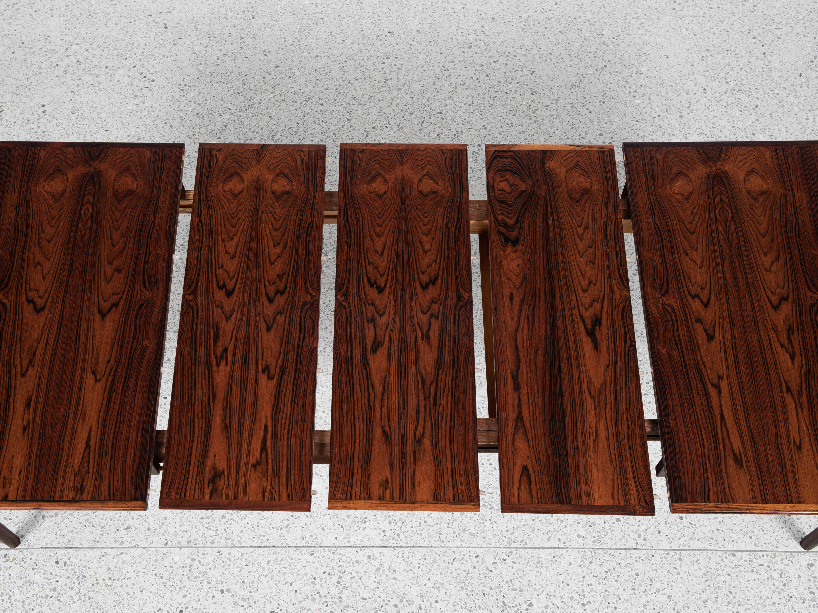 Midcentury extendable dining table in rosewood Alf Aarseth for Gustav Bahus