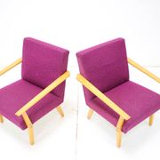 1960s Pair of Armchairs, Czechoslovakia