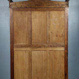 Louis XV wardrobe in walnut with blond patina circa 1880-1900