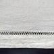 Antique sheet in mestizo with days and embroidery 1.85 x 3.10 m