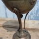Silvered metal centerpiece