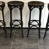 Série de 6 tabourets de bistrot