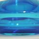 70s blue glass ashtray