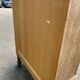 Spanish Renaissance display case in patinated solid wood