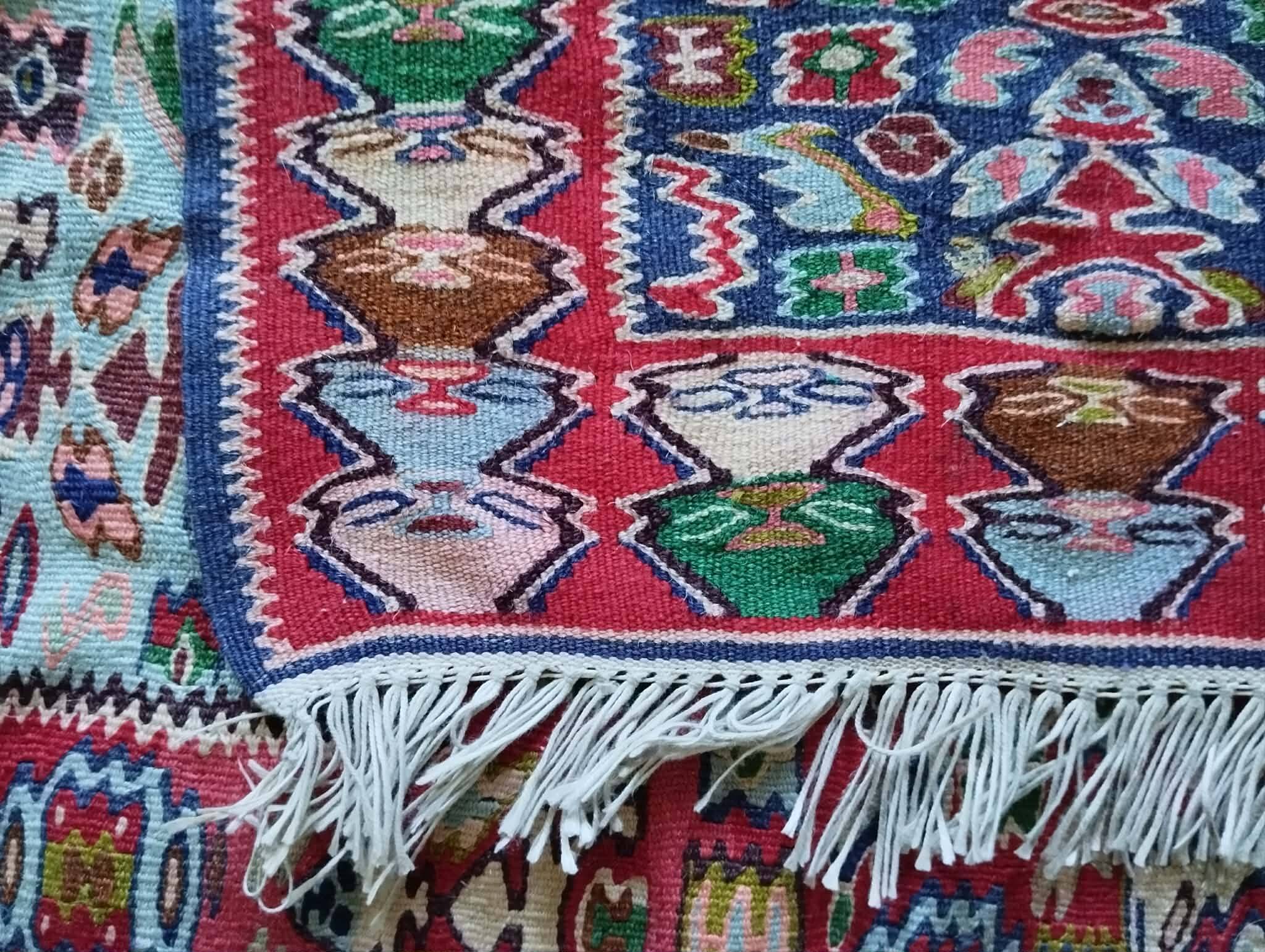 Handmade Persian Senneh carpet 167x131cm