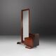 Art Deco Dressing Mirror by De Coene in Walnut Veneer, Belgium 1930s