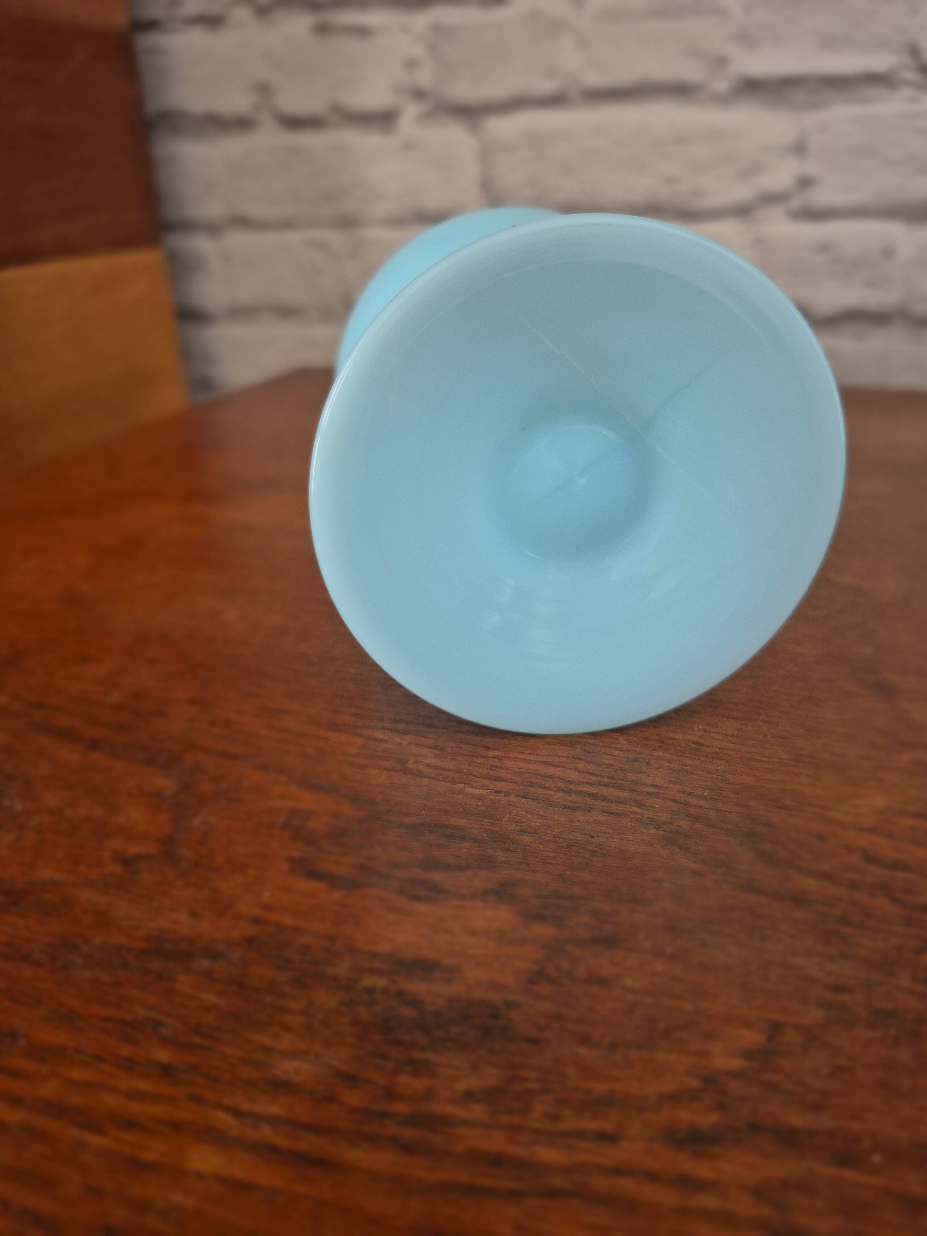 Vintage sky blue opaline vase