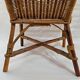 Old armchair child osier rattan 60s vintage decoration collection