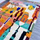 Handmade Berber rug in wool 150cm/250cm
