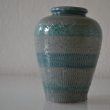 Vase vintage 60's aldo londi bitossi blu rimini