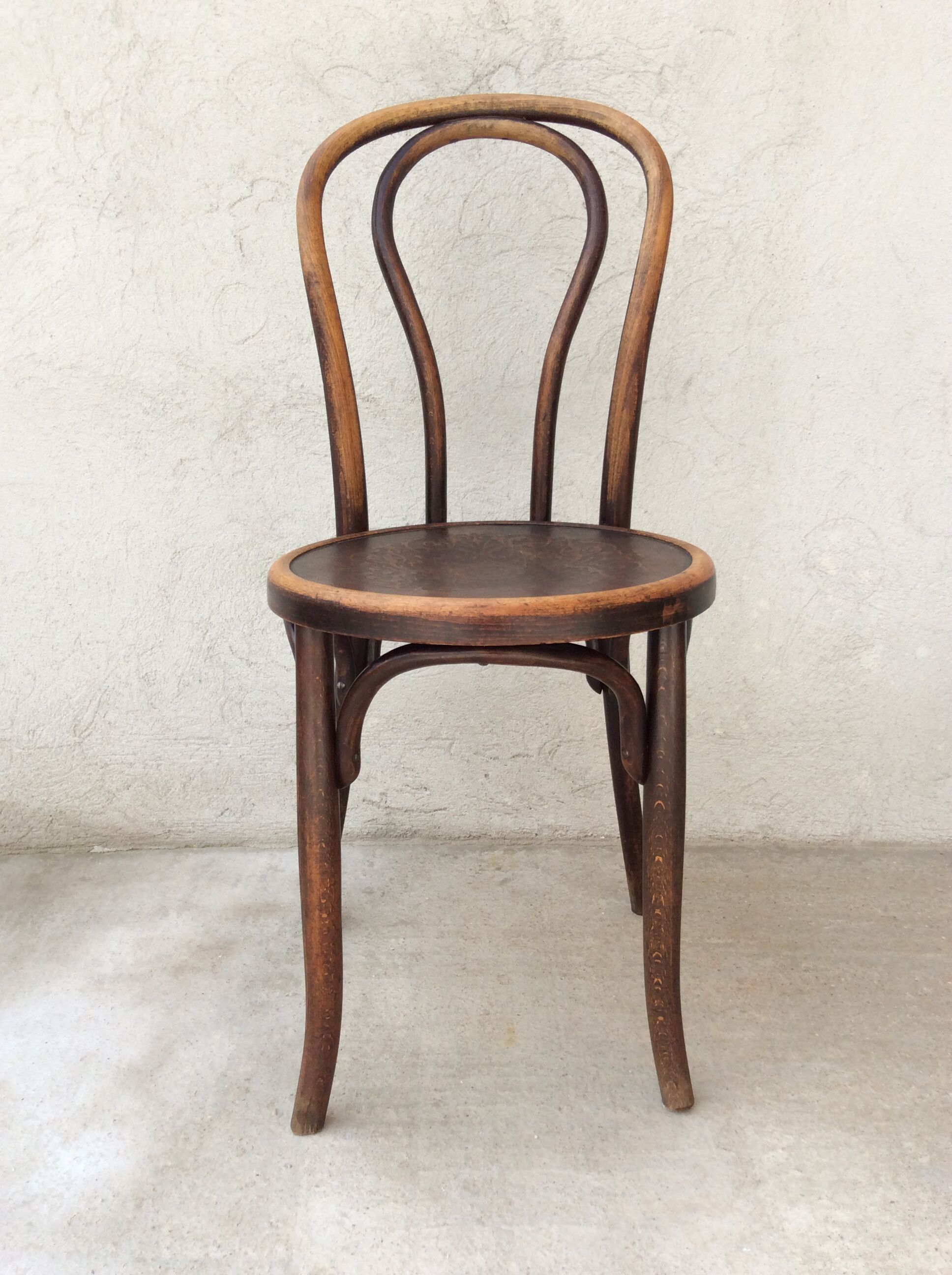 Chaise bistrot  Fischel bois courbé début XX