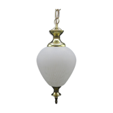 Suspension en verre et laiton