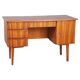 Mid-Century Modern Writing Desk in Mahogany Veneer, Czech, 1950