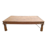 Very large old wooden coffee table