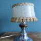 Lampe de chevet métal et bois