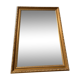 Antique mirror in rectangular beveled gilded wood in Louis XVI style