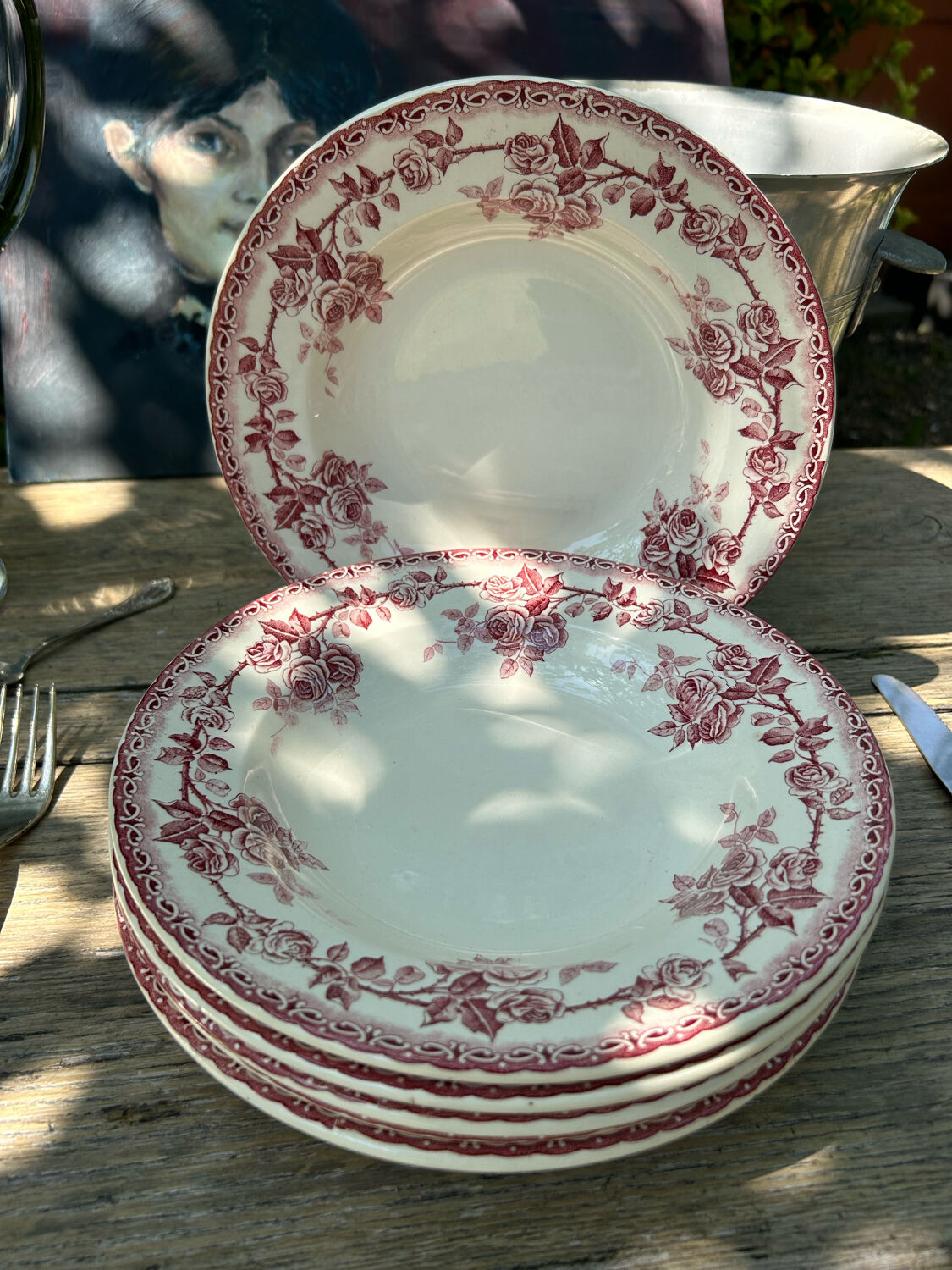 6 hollow plates Terre de Fer Choisy le roi