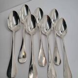 7 Alfenide Silver Metal Table Spoons