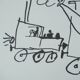Pablo picasso: the train journey, signed quadrichromy