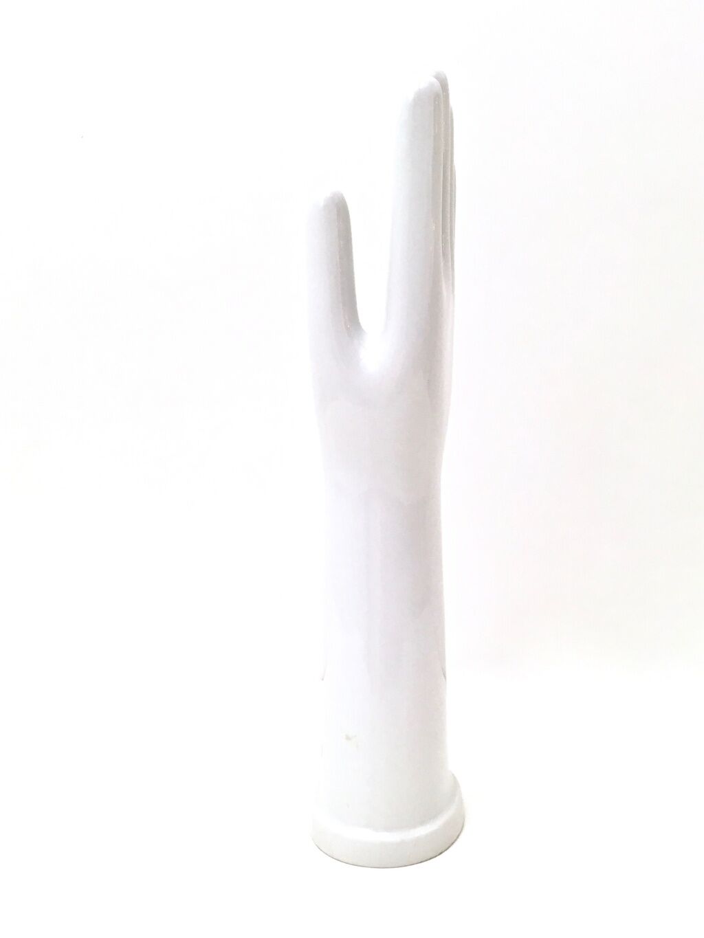 Moule à gants en porcelaine émaillée blanche postmoderne par Rosenthal