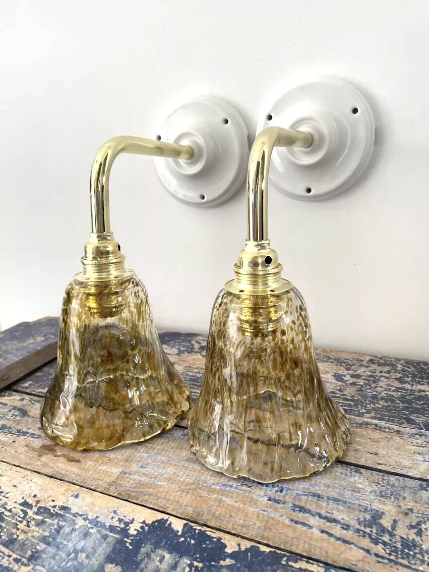 Pair of vintage wall lights
