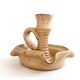 Large handmade Vallauris France ceramic ashtray candle holder