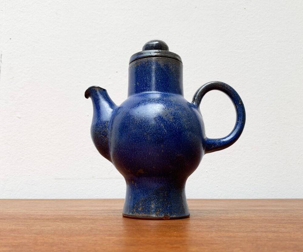 Ceramic teapot from mid-century Germany by Meike Falck Nicolaisen, 1960s.