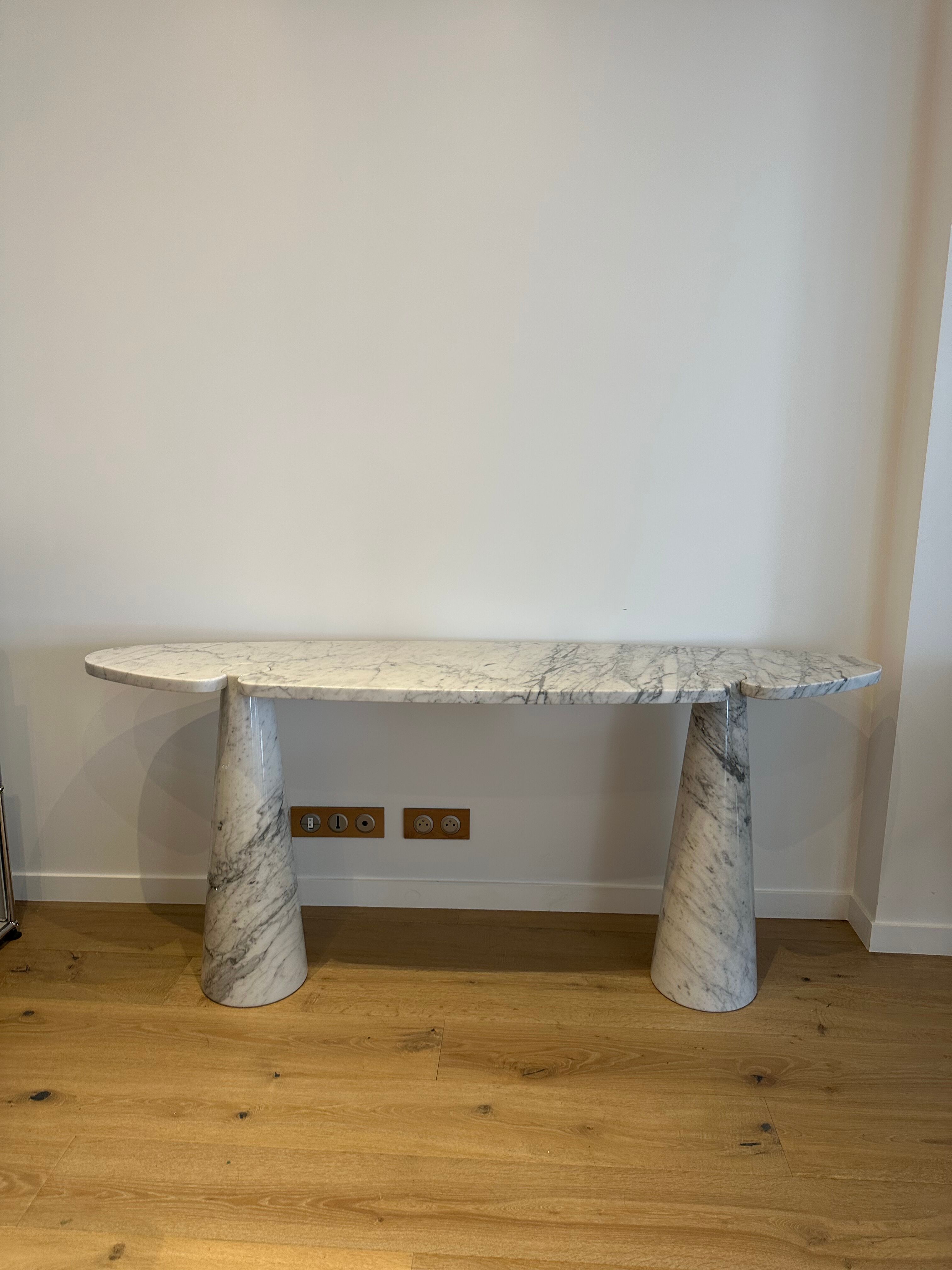 Large “Eros” console by Angelo Mangiarotti, circa 1970, Italy
