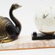 Lampe art deco cygne