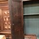 Antique Louis XIII armoire in solid walnut with carved doors
