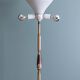 Italian onyx and brass floor lamp