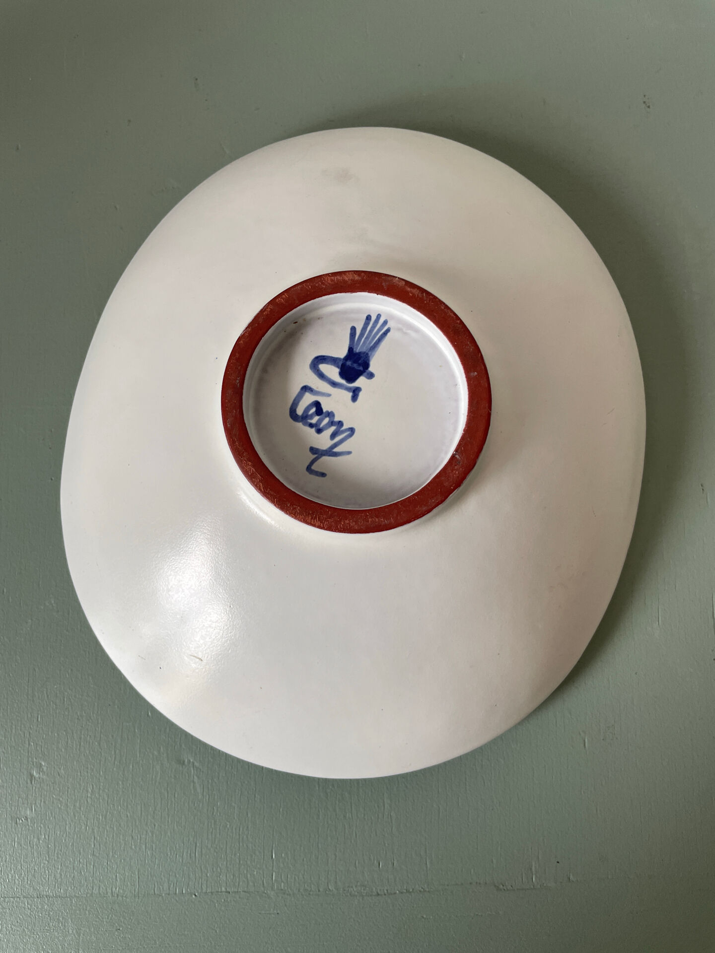 Bowl, pocket tray by Stig Lindberg, studio hand.