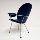 Dark bleu Kembo armchair by W.H. Gispen for Kembo, after 2000
