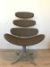 Corona Lounge Chair by Poul M. Volter, Model EJ 5, 1970