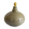 Stoneware vase mounted as a lamp