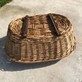 Vintage rattan/wicker pan