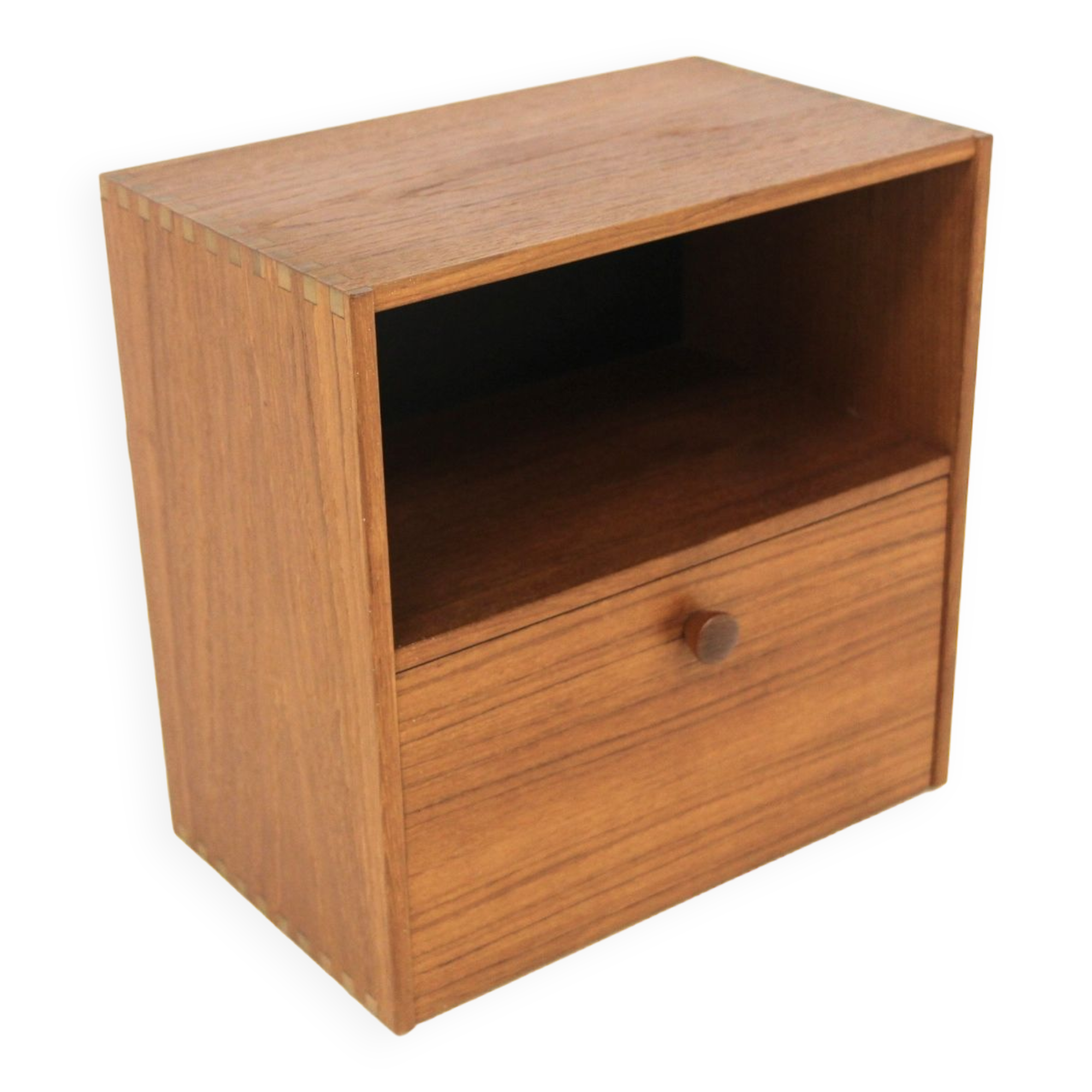 Teak wall console, Nils Jonsson for Troeds, Bjärnum, Sweden, 1960