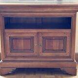 Louis Philippe solid cherry wood TV cabinet.