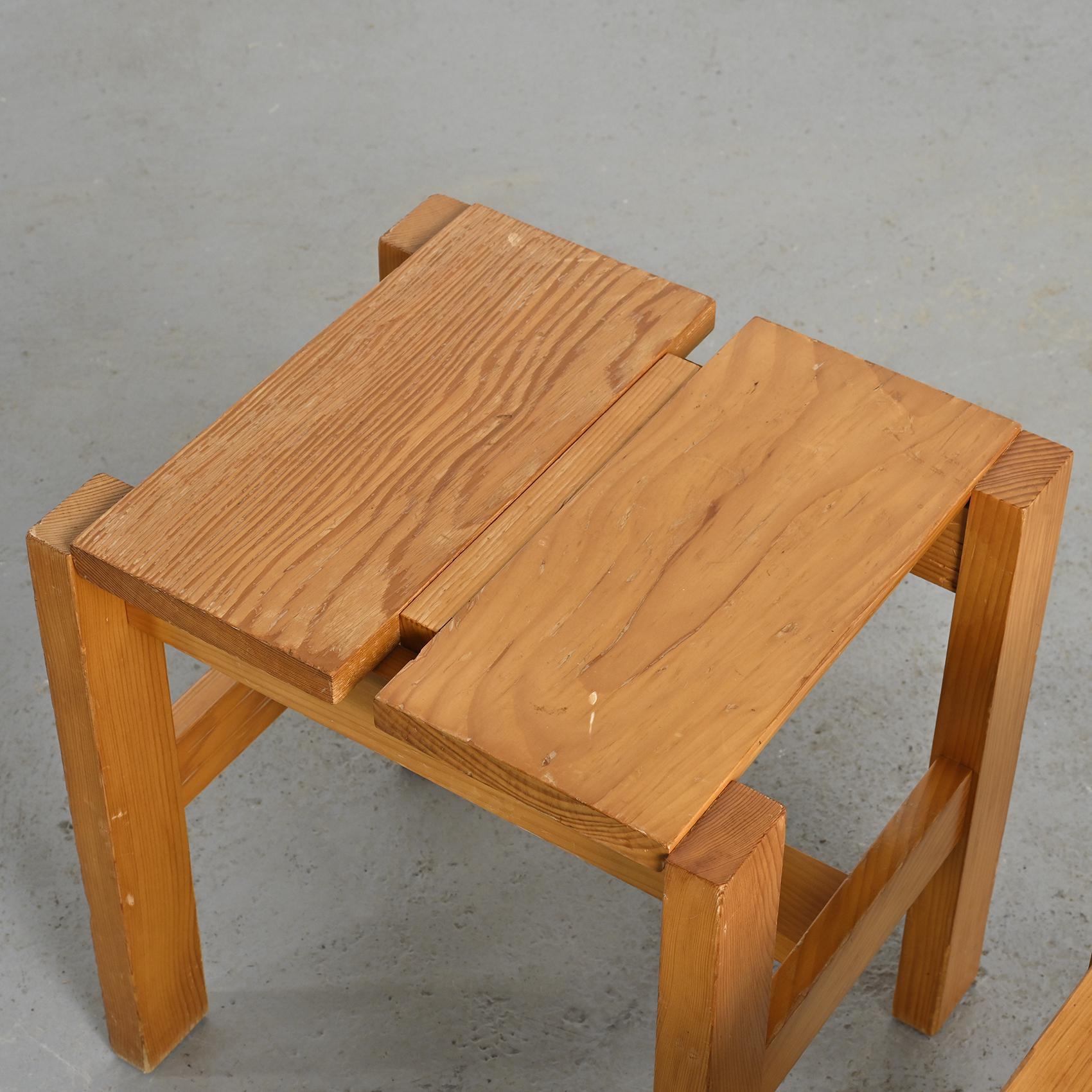 Pair of Maison Regain stools, circa 1960