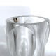 Lalique, Polished and Frosted Crystal Glass model Ingrid from 60s