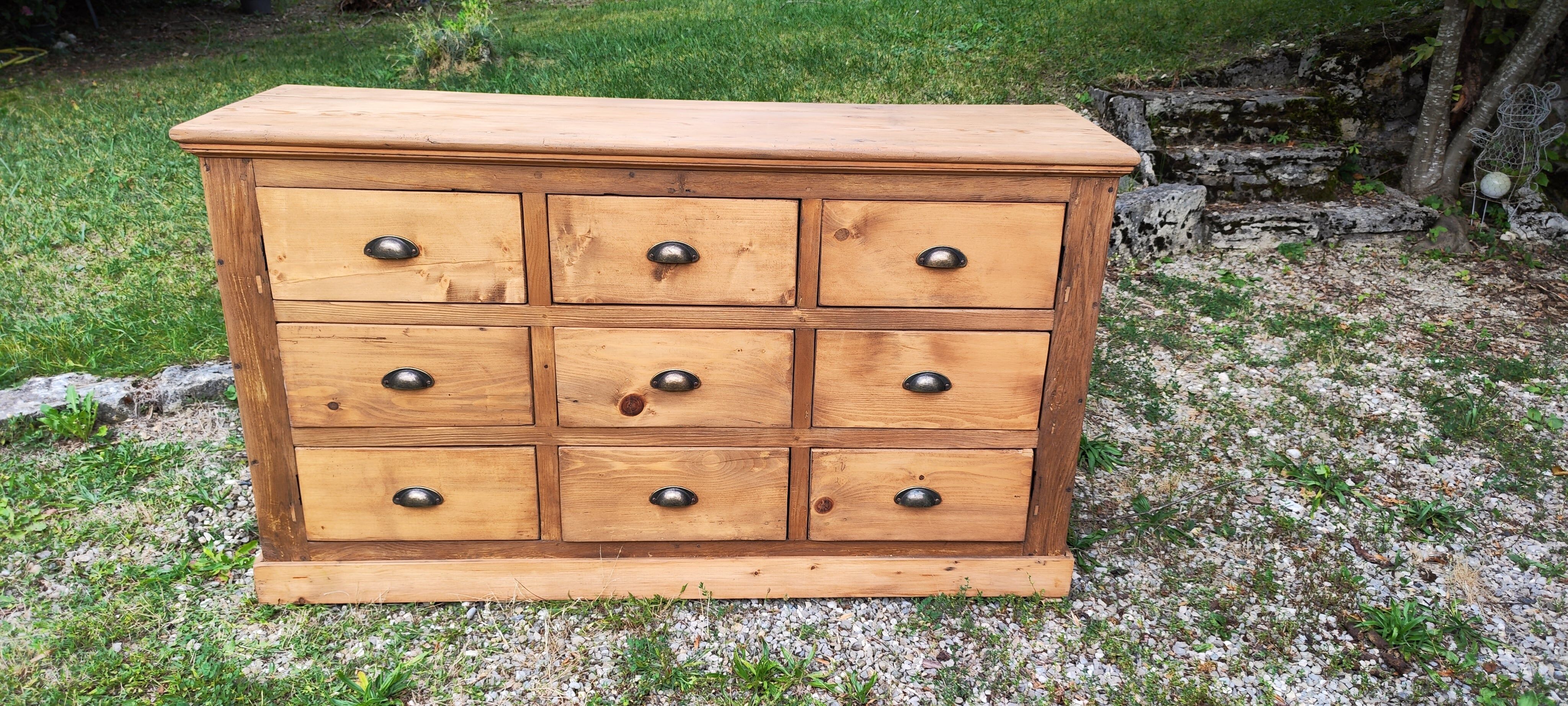 New furniture drawers solid pine, industrial trade furniture