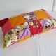 Lot of three rectangular cushions vintage patchwork