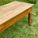 Blonde cherry farmhouse table