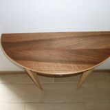 half-moon console