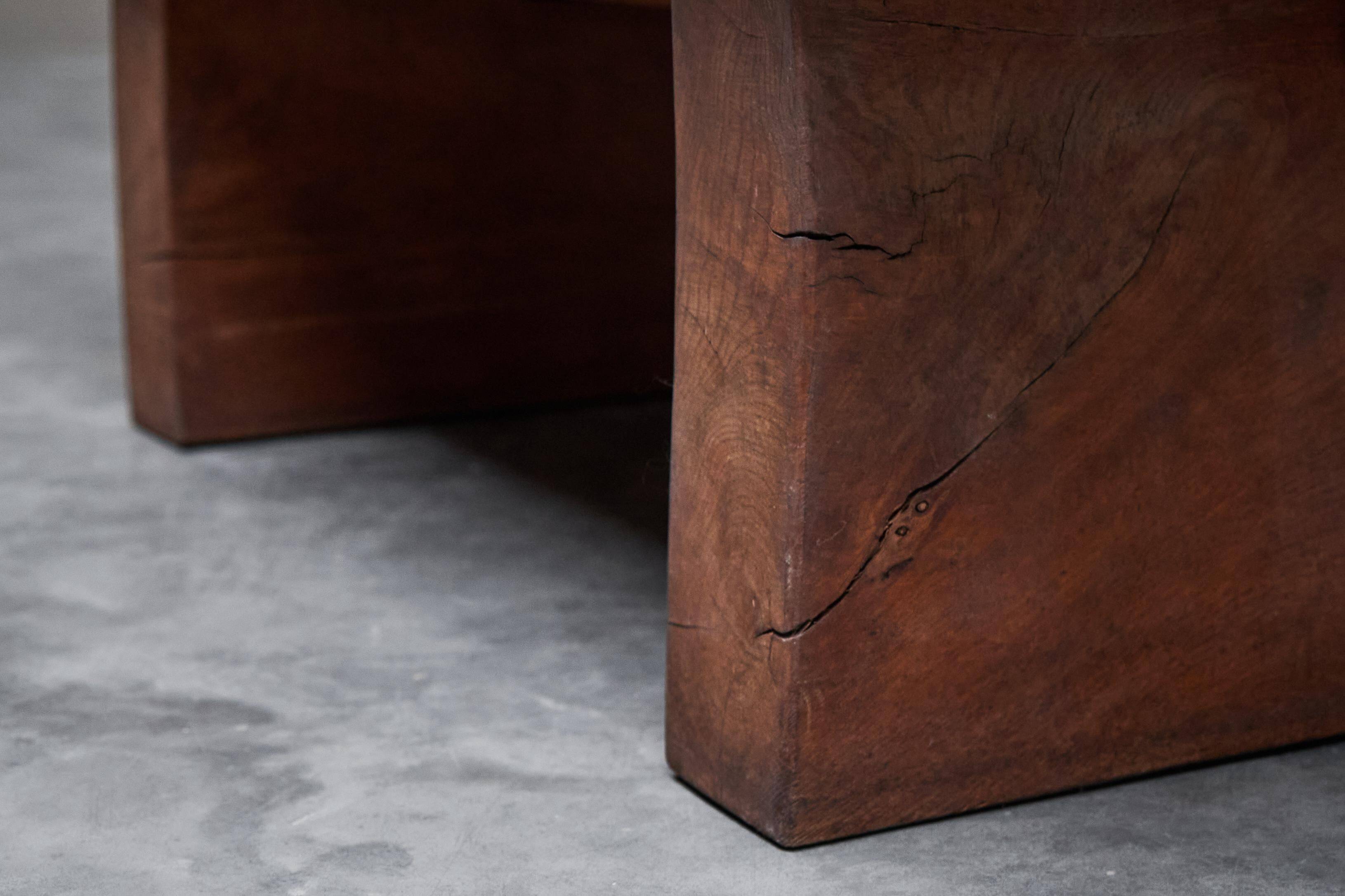 Wabi Sabi coffee table in solid wood from the 1960s.