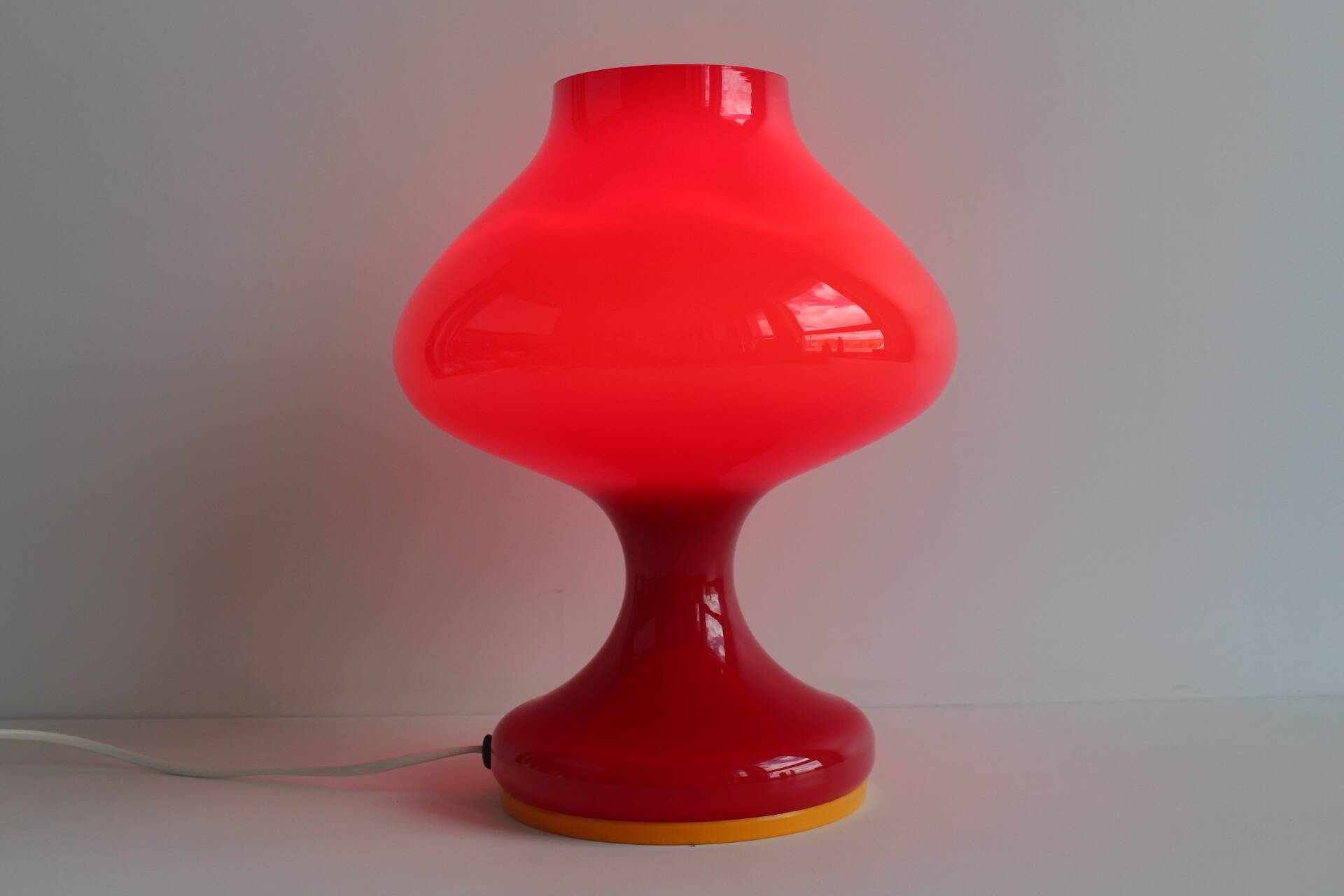 Lampe de table en verre du milieu du siècle, conçue par Stepan Tabera, années 1960