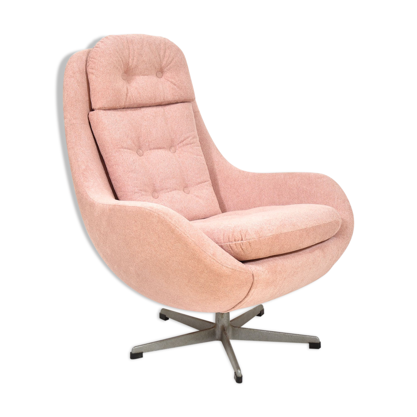 1970s Pink shell armchair