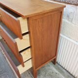 Commode vintage design chevrons