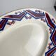 Antique oval plate "Babylon", Badonviller, 1900
