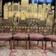 Set of 4 Napoleon III chairs with Jacob mahogany legs
